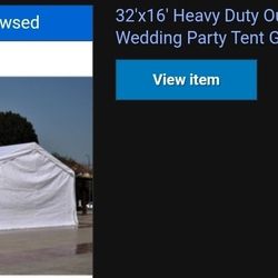 32"X16"  Heavy Duty Outdoor  Carport Canopy Weddings Party Tent