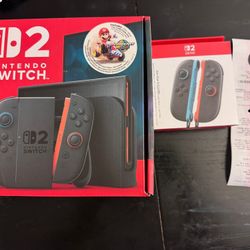 Nintendo Switch 2 Mario Kart Bundle with Receipt