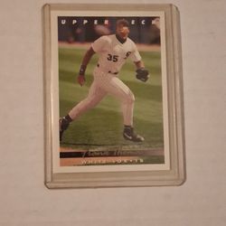 1993 Upper Deck " The Big Hurt" Frank Thomas Baseball Card
