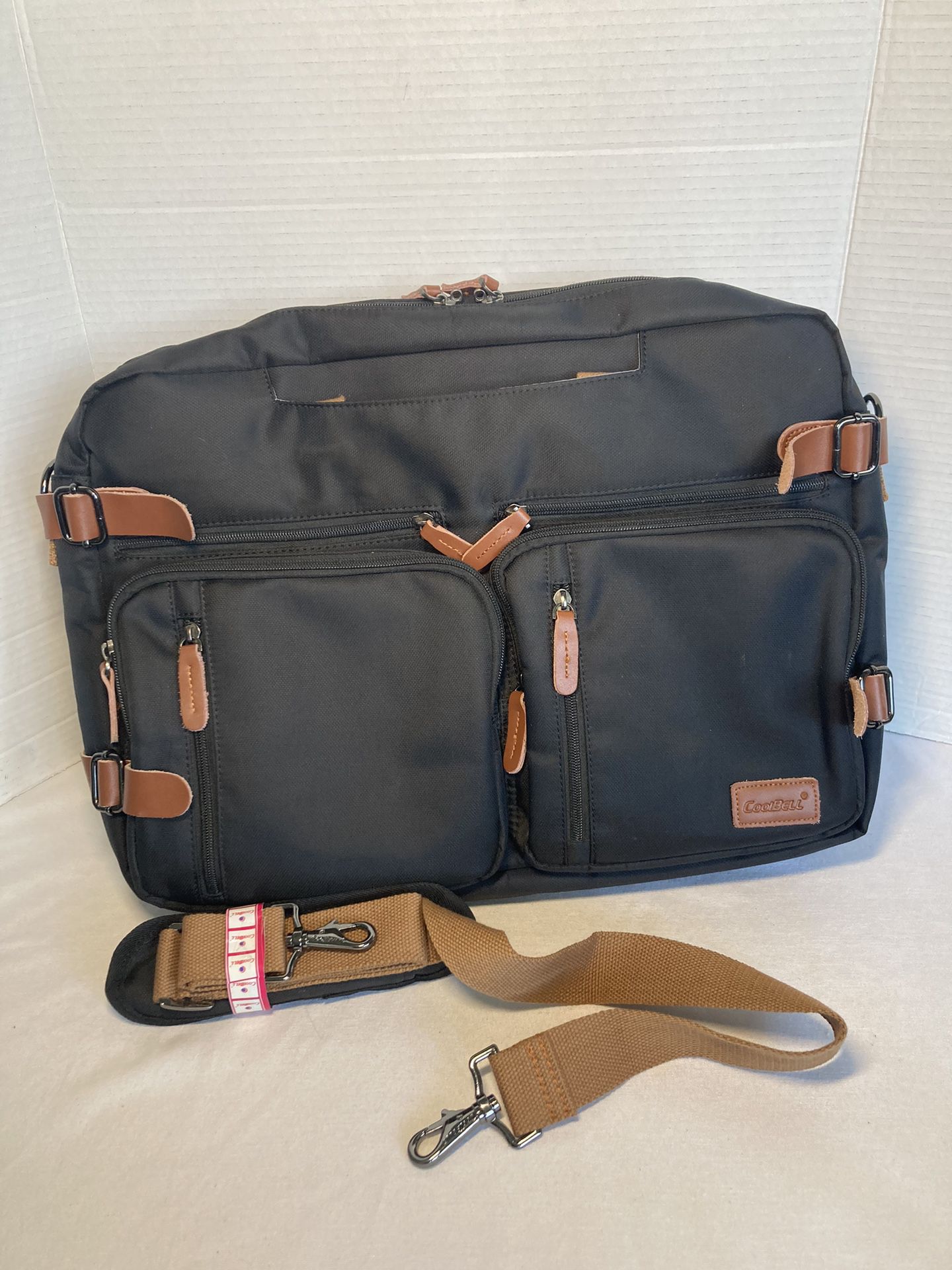 CoolBELL Convertible Backpack Messenger Bag  Bag Laptop Case Handbag .