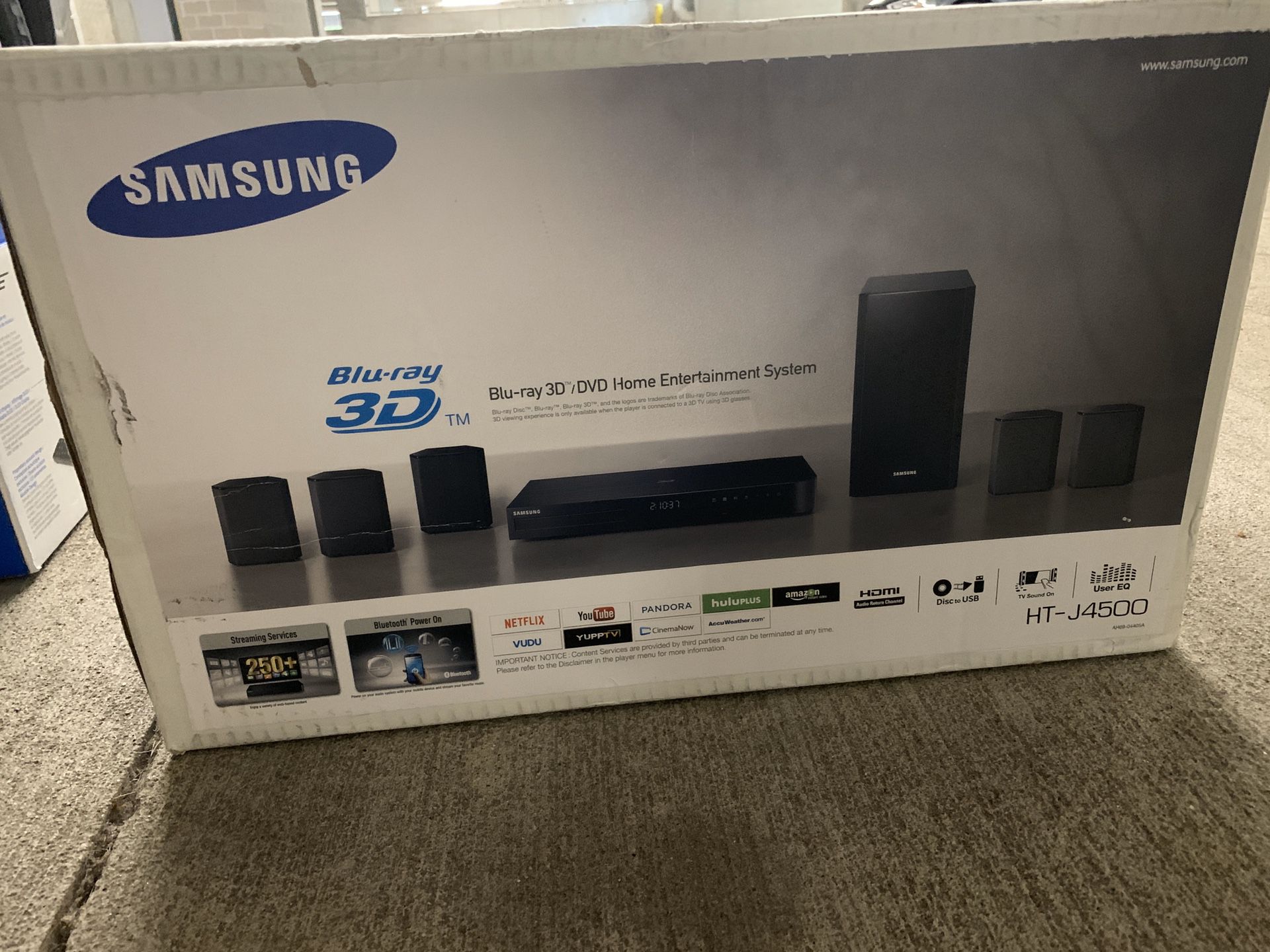 Samsung home theater and blue ray 3D