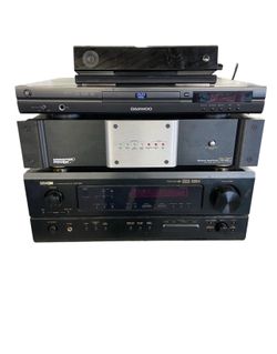 DENON  AV SURROUND RECEIVER AVR-1803 & MONSTER POWER HTS 2500