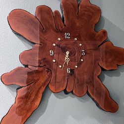 Antique Wooden Unique Wall Clock