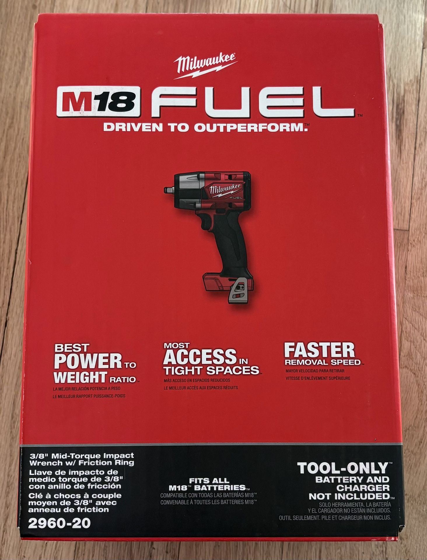 m18 fuel 3/8 impact wrench Combo With 43 Pc 3/8 Drive Impact Socket Kit