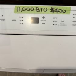 Energy star certified Wifi GE 11,000 BTU portable air conditioner