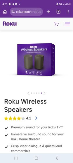 Roku wireless speakers NEW!!