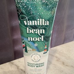 New Bath And Body Works Vanilla Bean Noel Full Size Body Wash 