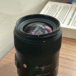 Sigma 35mm 1.4