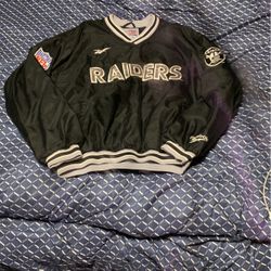 Vintage Reebok Raiders Crewneck Jersey Sweater 