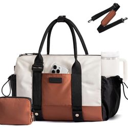 LOVEVOOK Small Gym Bag for Women with Yoga mat Holder, Mini Duffle Bag for Trave