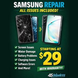 Samsung Repair - Same Day Service 