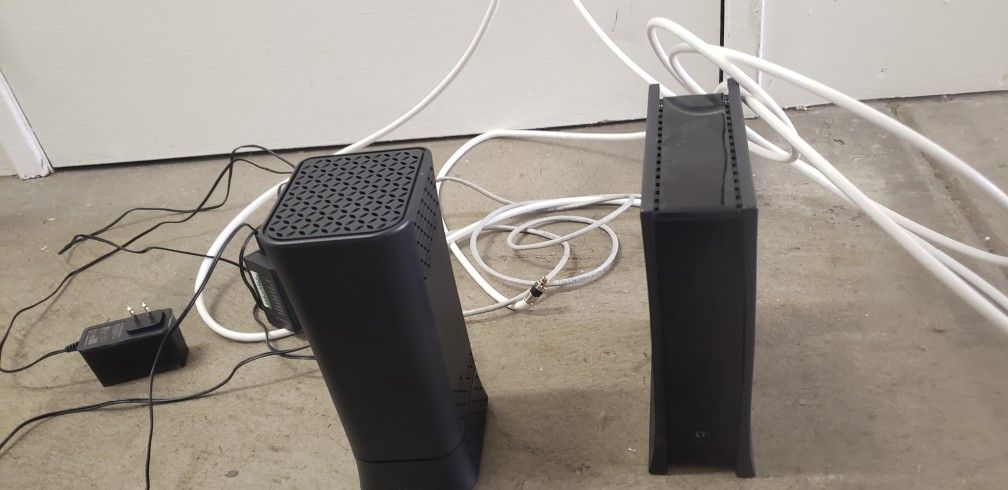 Internet modem and Router 