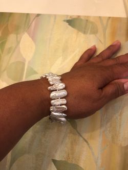 Biwa pearl bracelet 71/2