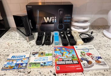 Nintendo Wii black console