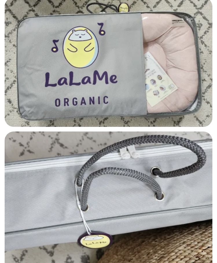 LaLaMe Nest Organic Baby Pillow Lounger NEW