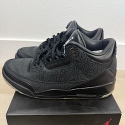 Air Jordan 3 Retro Black Flip 2011 Sz 9.5