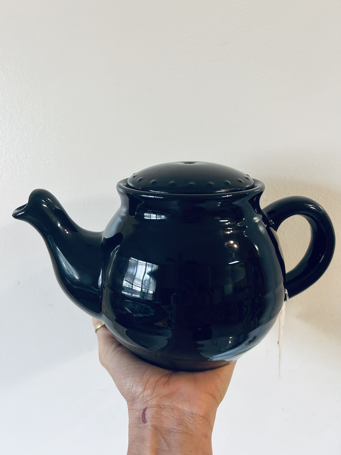 Black Ceramic Tea pot