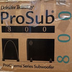 Definitive Technology, ProSub, 800 Subwoofer