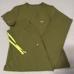 Women’s Figs Scrub Set Martini Olive