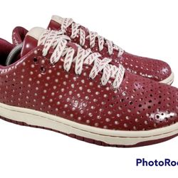 NIKE DUNK LOW SUPREME BURGUNDY RED WOMAN SHOES SNEAKERS SIZE 39/8
