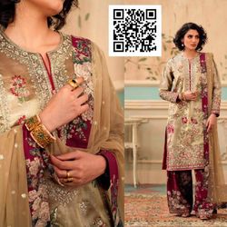Embroidered Pakistani 4 pc suit