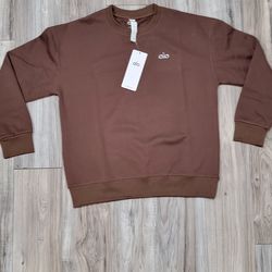 Brown alo crewneck