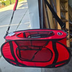 Pet Carrier Travel Bag – Red