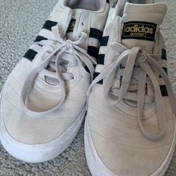 Adidas Men's Originals Busenitz Vulc Crystal White - Black B22774 Size 13.