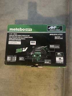 Metabo hpt circular saw 36v