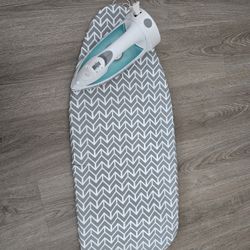 Hamilton Beach Iron And Ironing Board Unused