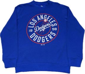 CSA Los Angeles Dodgers Blue Crewneck Sweatshirt Womens Small New With Tags