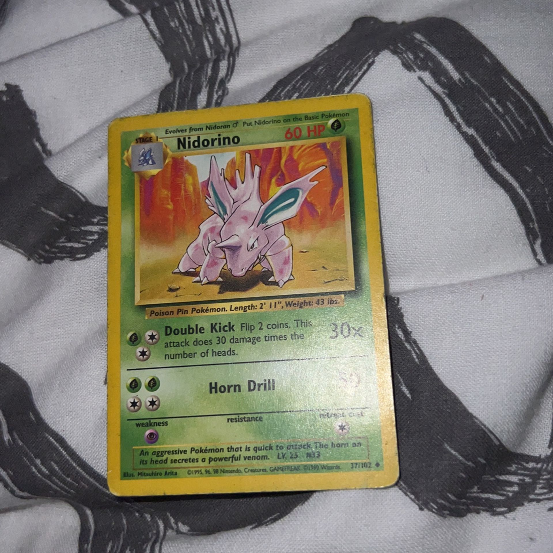Nidornio 1995 Pokémon Card