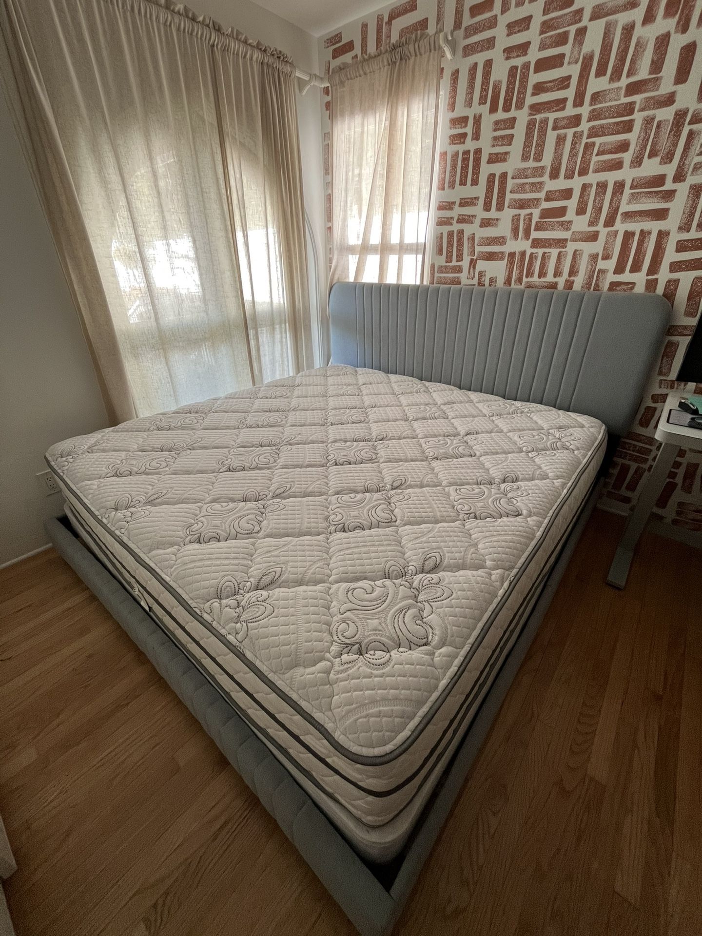 King Bed frame And Mattress