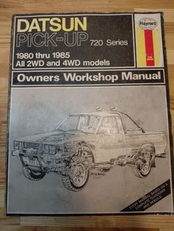 Haynes Repair Manual Datsun Pickup 720 Series 1(contact info removed)