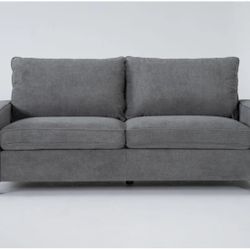 Living Spaces Reid Grey 80" Sofa