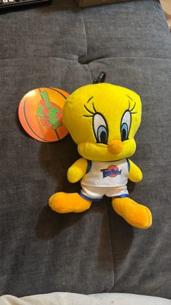 Space Jam Tweety Bird Plush Keychain