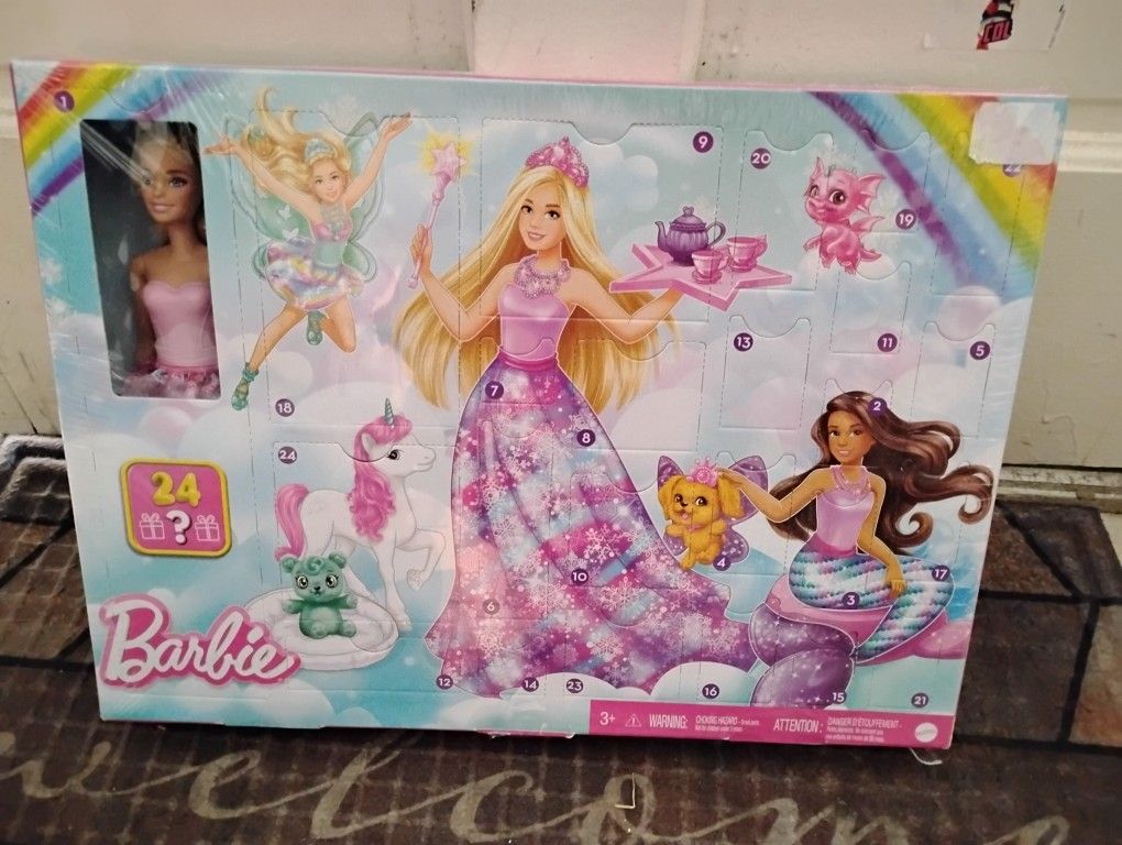 Barbie Dreamtopia Advent Calendar.