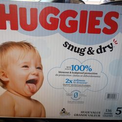 Huggies Diapers Size 5