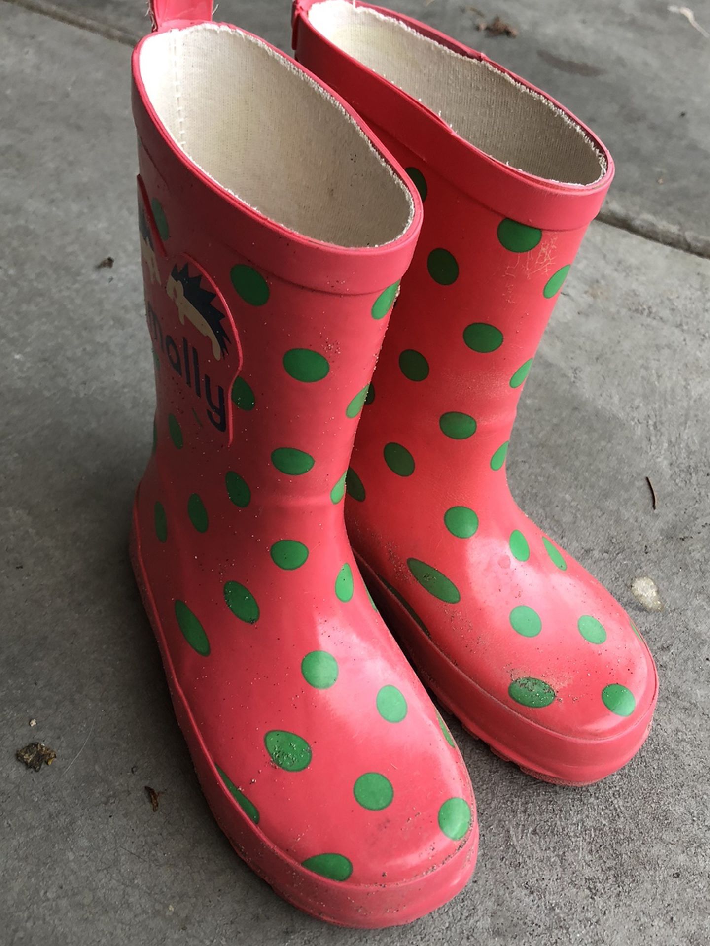 Girls Rain Boots (size 10-11)