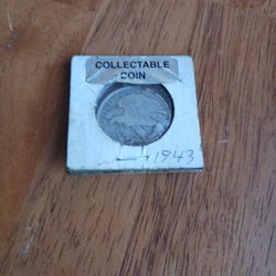 Moneda Medio Dólar D' Plata 1943