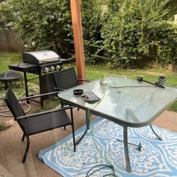 Patio Table And Two Chairs
