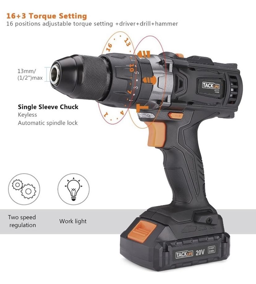 20V Cordless Drill