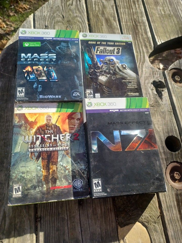 XBOX SERIES X BACKWARDS COMPATIBLE XBOX 360 BOX SETS $65 EACH FINAL PRICE SEE 👀 ALL PICTURES 