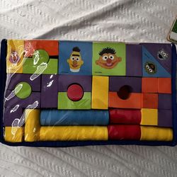 Foam Sesame Street Block 