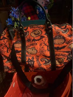 Large Halloween duffel bag