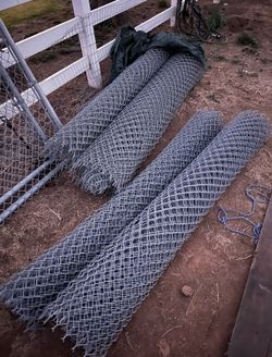 Chain link fence