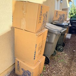 Moving Boxes With Paper 