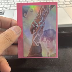 McDonald's Kpop Demon Hunter Card Rumi & Jinu Hands Holo Ultra Rare “Rujinu”