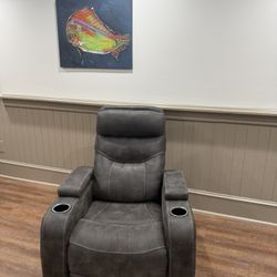 Gray Recliner Chair