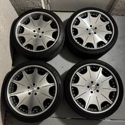 21" JDM Trafficstar DTX Wheels 5x120 LS460 LS460L
